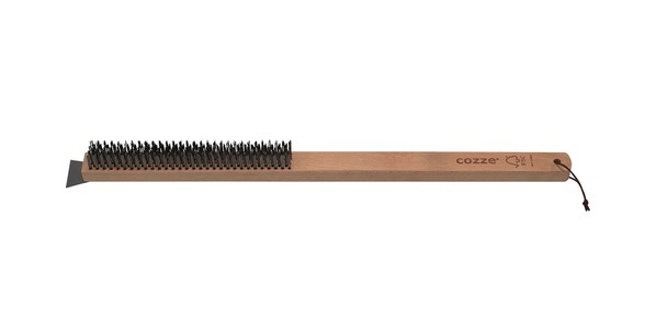 Cozze, Stahlbürste mit Schaber, Reinigungsbürste, Cozze Reinigungsbürste 60cm