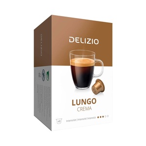 Delizio, DELIZIO LUNGO CREMA 48er Kaffeekapseln Delizio, DELIZIO Lungo Crema Kaffeeportionen 48 Stk.