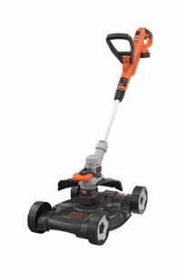 Black&Decker, Black+Decker Stc1820Cm - Multi-Trimmer-Set (Orange/Schwarz), Black&Decker 18V Rasentrimmer 3-IN-1 mit Akku