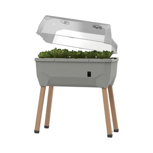 Gusta Garden, Gusta Garden Hochbeet SAMMY SALAD Starterset, Hellgrau, Gusta 100A10 SAMMY SALAD Hochbeet Hellgrau