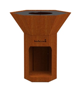 Barbecook, Barbecook Nestor Original Holzgrill aus Cortenstahl, Barbecook Nestor Original Holzgrill aus Cortenstahl