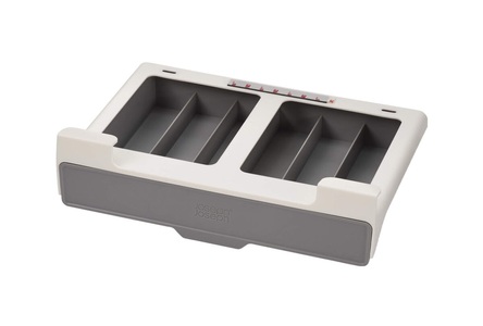 Joseph joseph, Joseph Joseph - Kaffeekapsel-Halter CUPBOARDSTORE - dunkelgrau/grau - Kunststoff - 18.5/27.2 cm, Joseph Joseph CupboardStore Kaffeekapselschublade Grau