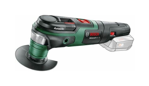 Bosch, BOSCH Elektro-Multifunktionswerkzeug »Advanc«, Bosch AdvancedMulti 18 Multifunktionswerkzeug (Baretool)
