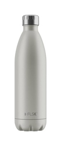 FLSK, FLSK 1000WINDNG Trinkflasche 1000 ml Silber, FLSK Thermoflasche