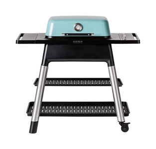 Everdure, Everdure FORCE Gasgrill mint mit Doppelboden, Everdure FORCE Gasgrill Türkis