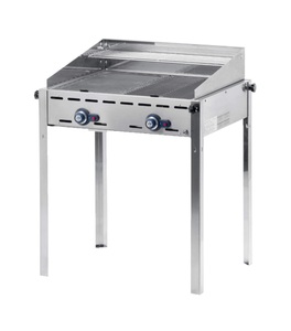 Hendi, HENDI, Gasgrill, HENDI Green Fire 2 Brenner Gasgrill, Produkte & Wohnen, Hendi Green Fire Gasgrill Edelstahl