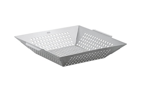 Rösle, Rösle Grillpfanne 33.5 x 30 cm, RÖSLE Grillpfanne »Grill- und Gemüsepfanne« Edelstahl 18/10