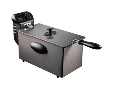 Bestron, Bestron Ölfritteuse mit Kaltzonen-Technologie, Bestron AF357A Ölfritteuse ? Airfryer - Friteuse ? Grau