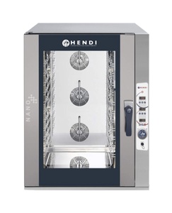 Hendi, Hendi Kombidämpfer Küchengerät, Hendi Nano Digital Kombidämpfer 12x 16100W Edelstahl