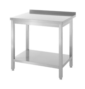 Hendi, HENDI, Edelstahlmöbel, HENDI Arbeitstisch Edelstahlmöbel, Produkte & Wohnen, Hendi Kitchen Line Wandarbeitstisch 800 x 600 mm Edelstahl