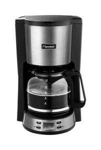 Bestron, Bestron programmierbare Filter-Kaffeemaschine, Bestron ACM800STE Kaffeemaschine Schwarz