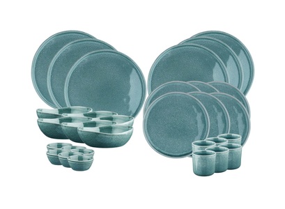 Bjorn, Geschirr-set Magma - 30 Stück - Kobalt Unisex Grün ONE SIZE, BJÖRN - Geschirr-Set MAGMA - 30 Stück - Kobalt, 30 Stück, Grün