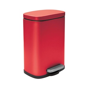 Spirella, Spirella - Abfalleimer Akira 5 L - Rot, Spirella Akira Treteimer 5l Rot
