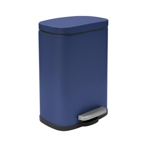 Spirella, Spirella - Abfalleimer Akira 5 L - Marinblau, Spirella Akira Treteimer 5l Blau