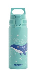SIGG, SIGG - Trinkflasche WMB KIDS - türkis - Mischmaterial - 22.5 cm, Sigg WMB ONE Trinkflasche Blau