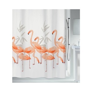 Spirella, SPIRELLA Duschvorhang FLAMINGO, Spirella Duschvorhang Flamingo 180x200cm Rosa