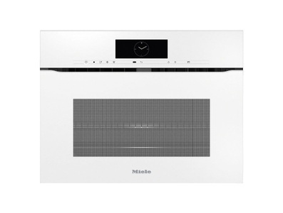 MIELE, Miele Einbaubackofen H 7840-60 BMX Brillantweiss, Miele Kompakt-Backofen mit Mikrow. H 7840-60 BMX BW 400V
