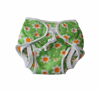 Toy, Toy - Badewindel 11-18 kg Kushies - Grün und Orange - Grüne und Orange, Kushies 11-18 kg Badewindel Daisy