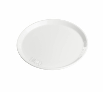 Weber, Weber Porzellan-Teller, klein 2 Stück, Weber Porzellan-Teller Klein - Ø 20,5 cm 2er Set ? Weber Grillzange/Grillbesteck ? Weiss