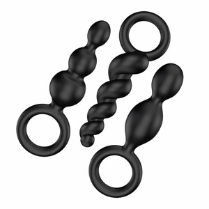 Satisfyer, Satisfyer Plugs Black, Satisfyer Booty Call - Analplugs (Schwarz)