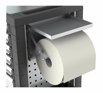 Widmer, Wheely Papierrollerhalter zu Werkstattwagen Zubehör, Wheely Papierrollerhalter zu Werkstattwagen Zubehör