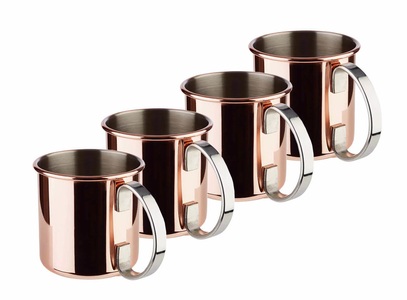 APS, APS Becher Moscow Mule Kupferlook 50cl, Mug Moscow Mule Edelstahl Kupferlook 0.5lt.