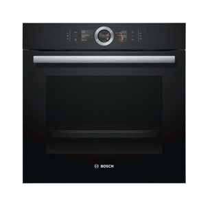 Bosch, Bosch Hbg676Eb6 - Einbaubackofen (Schwarz), Bosch Serie 8, Einbau-Backofen, 60 x 60 cm, Schwarz, HBG676EB6
