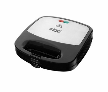 RUSSELL HOBBS, Russell Hobbs Fiesta 3in1 - Sandwichmaker (Edelstahl/Schwarz), 