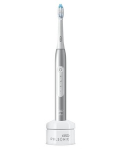 Oral-B Pulsonic Slim Luxe 4000 Platinum - Elektrische Zahnbürste (Platin/Weiss)