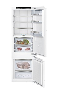 Siemens, Siemens KI87FPFE0 Kühlschrank Weiss rechts, Siemens iQ700, Einbau-Kühl-Gefrier-Kombination mit Gefrierbereich unten, 177.2 x 55.8 cm, Flachscharnier, KI87FPFE0