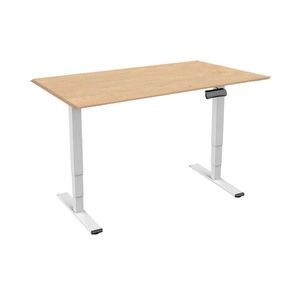 Contini, Contini höhenverstellbarer Bürotisch 1.6x0.8m Ahorn Natur, Contini höhenverstellbarer Bürotisch 1.6x0.8m Ahorn Natur