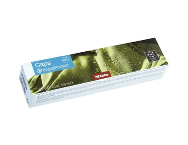 MIELE, Miele Caps ImpraProtect 3 Stück EasyOpen, Miele WA CIP 0302 L / Caps ImpraProtect 3er-Pack Imprägniermittel für Sport- und Regenschutzbekleidung. EasyOpen.