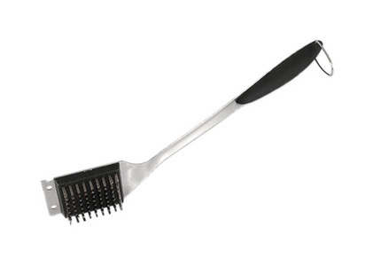 BBQ DRAGON, BBQ Dragon Dragon Premium Grillbürste - (Silber/Schwarz), BBQ Dragon - Grillbürste PREMIUM ZUBEHÖR - silber/schwarz - Metall - 46/5/2 cm