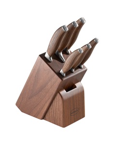 Rösle, Rösle Messerblock 7tlg. Walnuss, Rösle Messerblock 7tlg. Walnuss