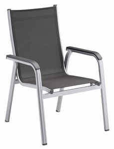 Kettler, Kettler Basic Plus 4er Set Stapelsessel, Kettler Basic Plus Stapelsessel