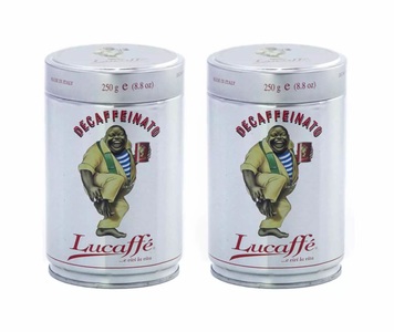 Lucaffe Venturelli, Lucaffe Venturelli Decaffeinato Kaffee gemahlen in Dose 250g, Lucaffe Venturelli Decaffeinato Kaffee gemahlen 250g Kaffeebohnen gemahlen 250g
