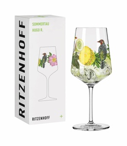 Ritzenhoff, Sommertau Hugo R. #5, Ritzenhoff Sommertau No5 Ananas+Vogel Hugo Aperitifglas
