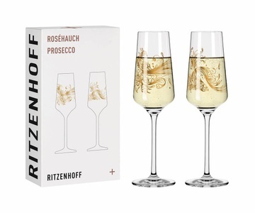 Ritzenhoff, Roséhauch Prosecco-Set #1, Ritzenhoff Champagnerglas »Set Roséh«, (2 tlg.)