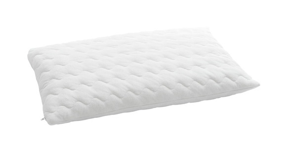 undefined, Billerbeck - Hirsekopfkissen - 40 x 60 cm - Weiss, billerbeck Hirsekörnerkissen »Hirsekissen mit Bezug«, Füllung: Obermaterial: 80% Baumwolle, 20% Polyester. Füllung: 100% Hirsekörner, Bezug: 100% Baumwolle, (1 St.)