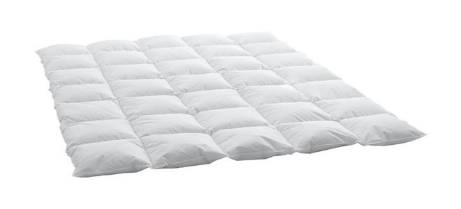 undefined, Billerbeck - Karo-Duvet Swiss Dream BSC 90 Medium - 160 x 210 cm - Weiss, Billerbeck BSC 90 Cassette Medium Kassetten-Daunenduvet 160x210 cm