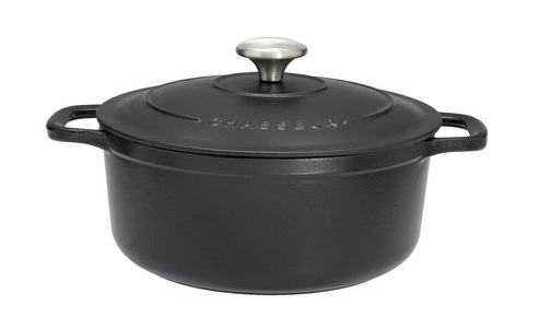 CHAUSSEUR, Chausseur 84147221 - Runder Bräter (Schwarz), CHASSEUR - Bräter COCO - schwarz - Gusseisen - 14.9 cm