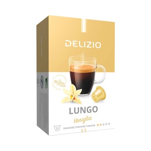Delizio, DELIZIO Vaniglia 12 Stk Kaffeekapseln Delizio, DELIZIO Vaniglia Kaffeeportionen 12 Stk.