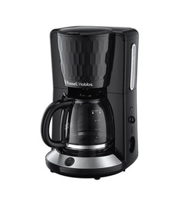 RUSSELL HOBBS, Glas-Kaffeemaschine 'Honeycomb' Russell Hobbs schwarz, Russell Hobbs Honeycomb 27011-56 Kaffeemaschine schwarz