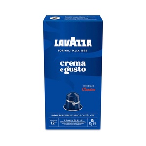 Lavazza, Lavazza Crema e Gusto Classico Kapseln Nespresso Kaffee, Lavazza Crema e Gusto Classico Kaffee 10 Aluminium Kapseln (Nespresso®)