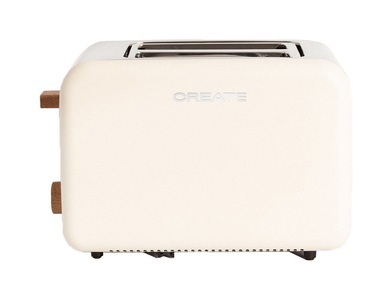 Create, TOAST RETRO - Toaster cremweiss, CREATE TOAST RETRO Toaster cremweiss