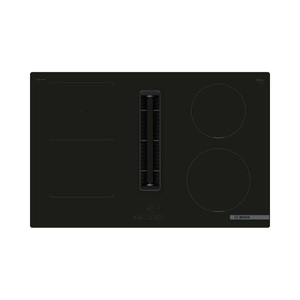 Bosch, BOSCH PVS801B16E Induktionskochfeld aus Glaskeramik (792 mm breit, 4 Kochfelder), Bosch PVS801B16E Serie 4 Induktionskochfeld mit integ. Dunstabzug