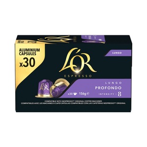 L'OR Lungo Profondo 30 Kaffeekapseln