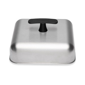 Weber, Haube für Grillplatten, Weber 6783 Haube für Grillplatte Edelstahl