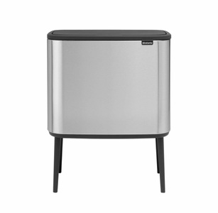 Brabantia Bo Touch Bin 11 + 23 Liter Abfalleimer steel