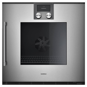 Gaggenau, Gaggenau BOP210112 Backofen Edelstahl links, Gaggenau Serie 200, Einbau-Backofen, 60 x 60 cm, Türanschlag: Rechts, Gaggenau Metallic, BOP210112